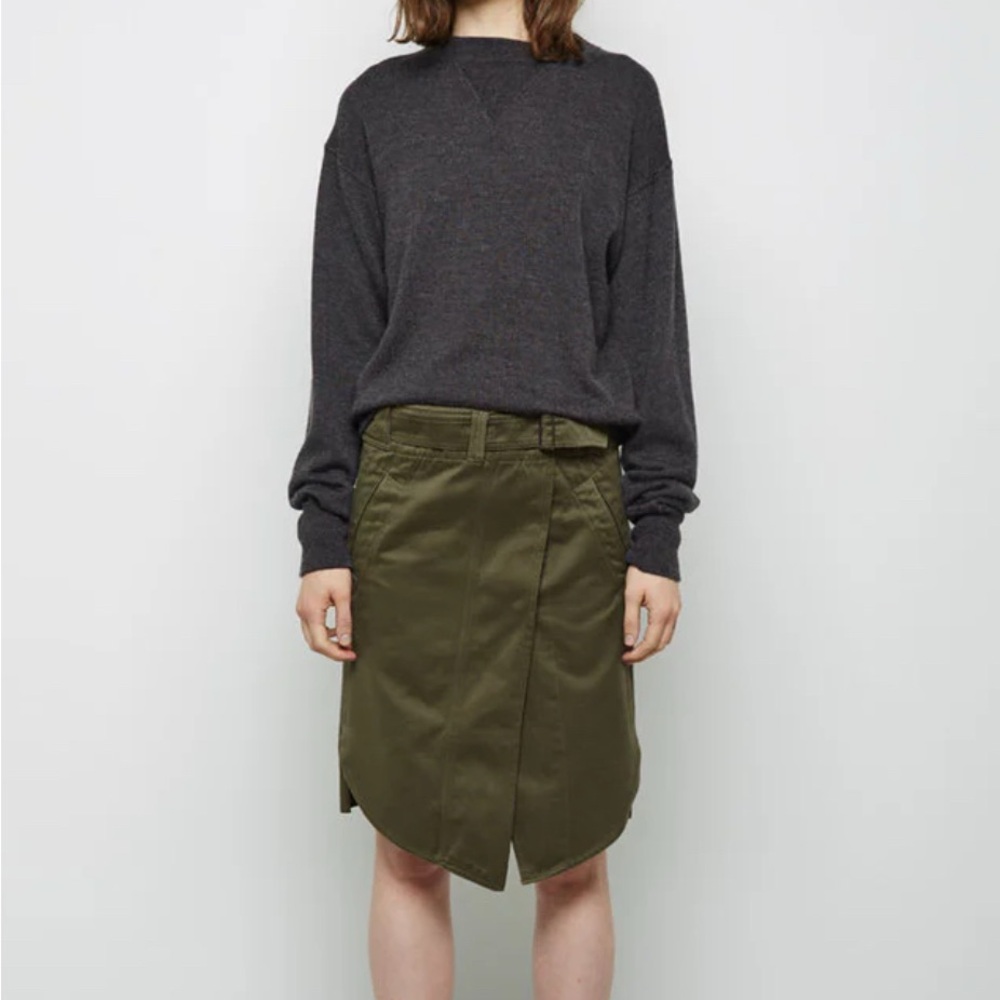 Isabel Marant Juliette Olive Pencil Skirt